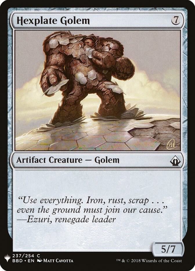 Hexplate Golem (237) [The List]