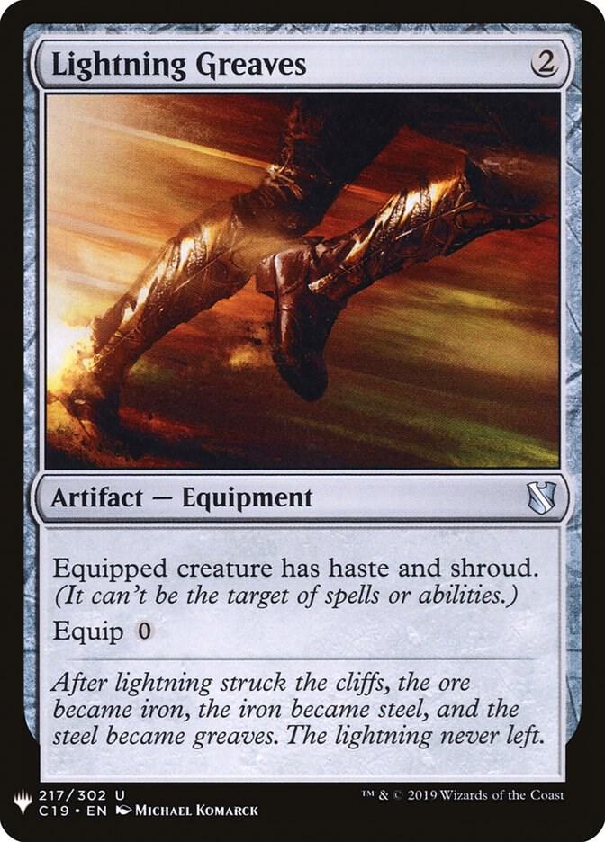 Lightning Greaves (C19) (217) [The List]