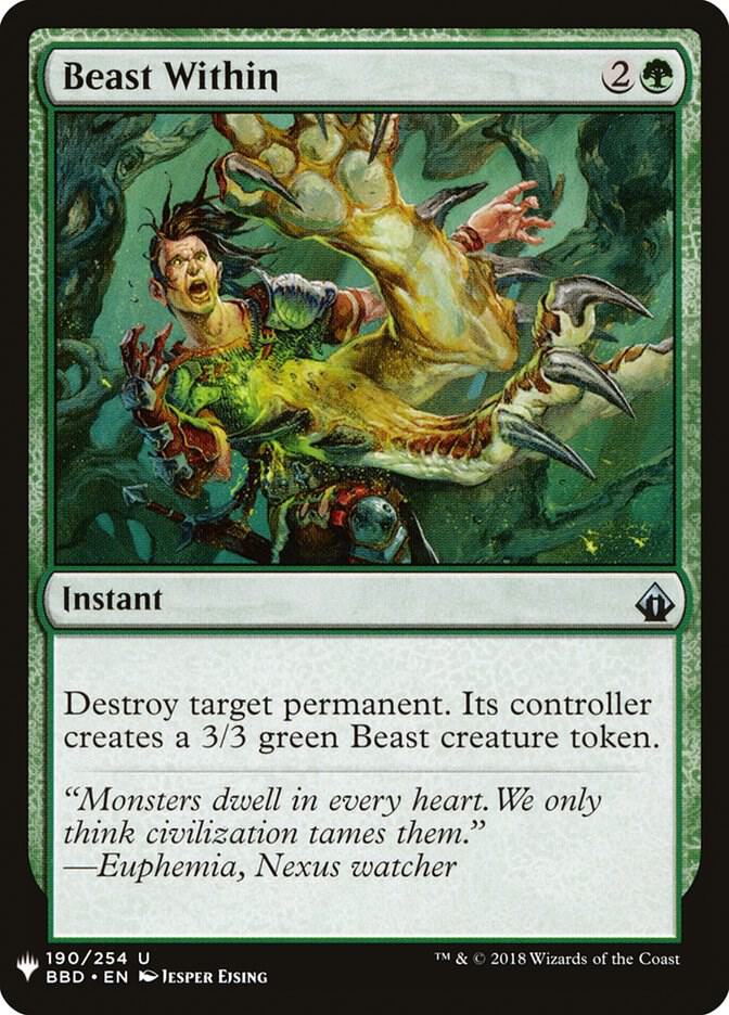 Beast Within (BBD) (190) [The List]