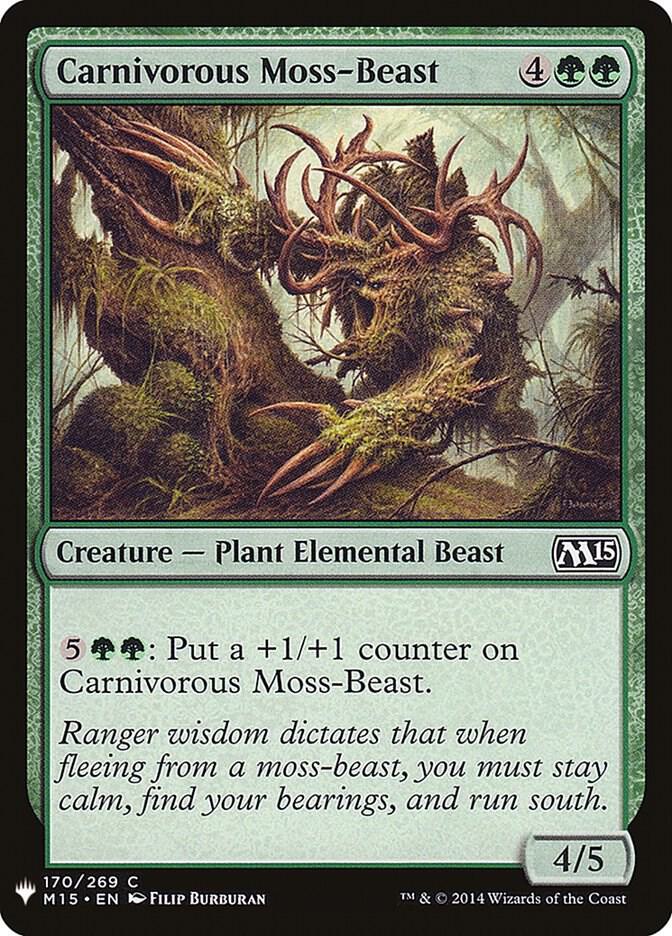 Carnivorous Moss-Beast (170) [The List]