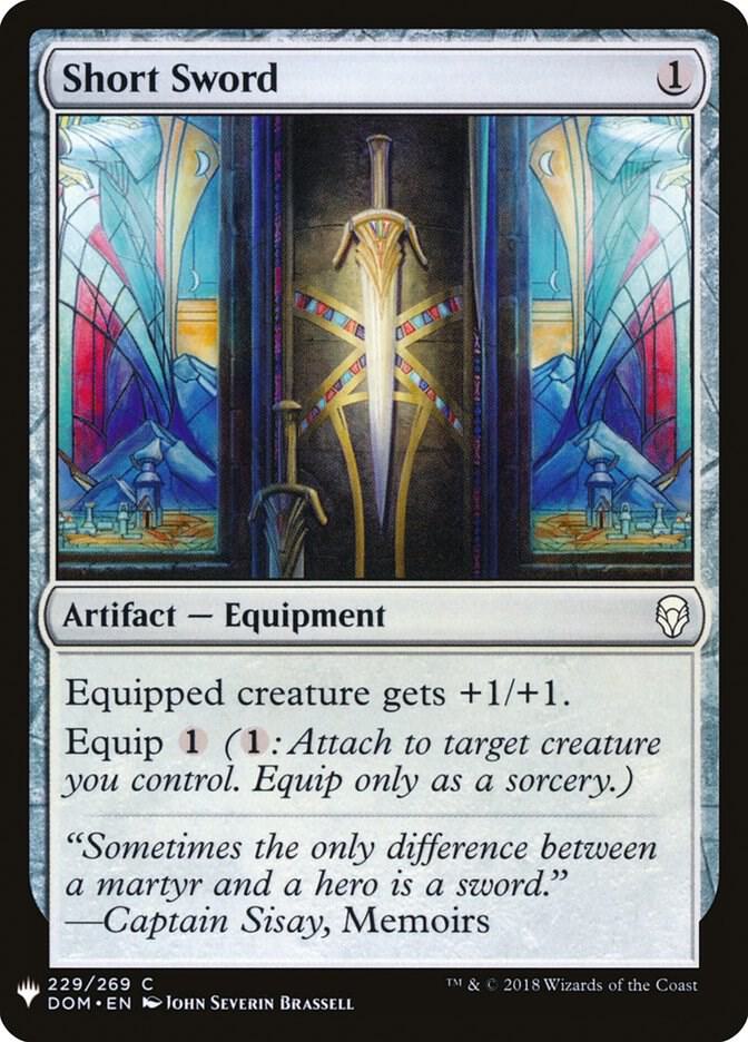 Short Sword (229) [The List]