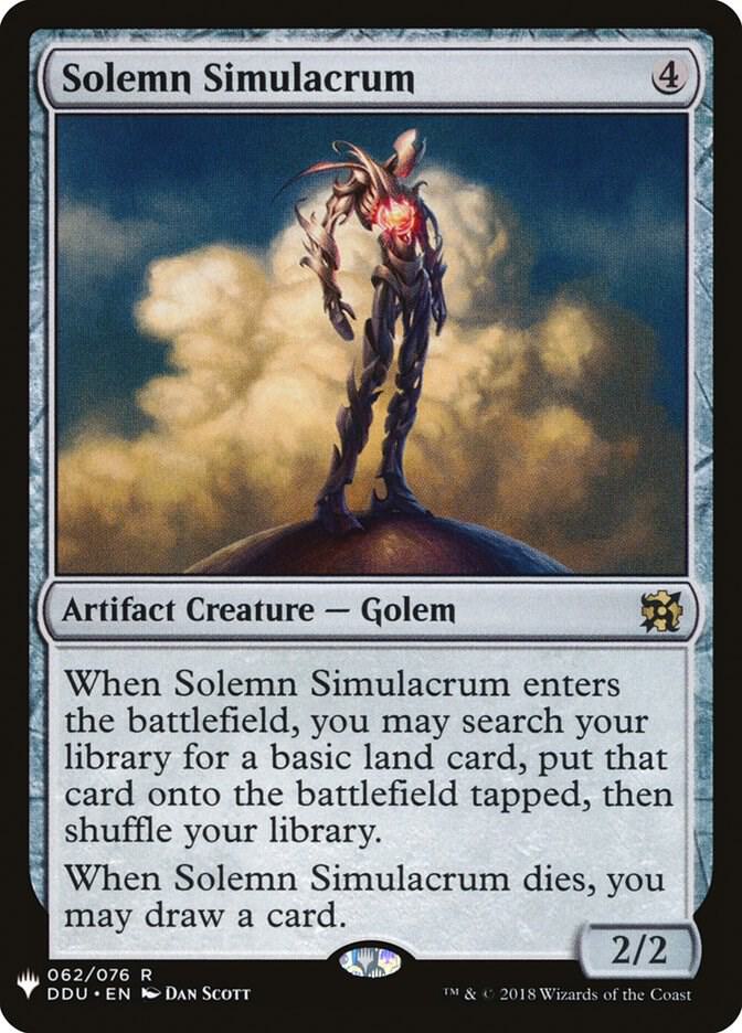 Solemn Simulacrum (62) [The List]