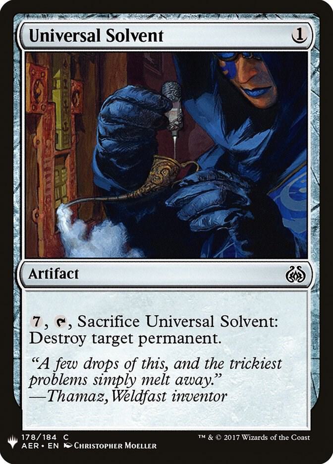 Universal Solvent (178) [The List]