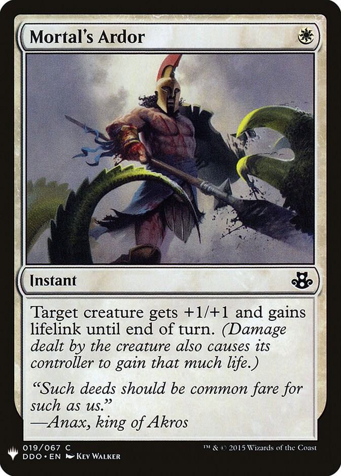 Mortal's Ardor (19) [The List]