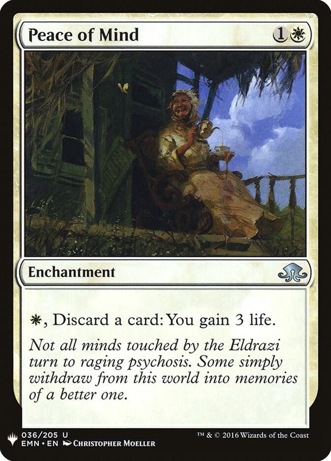 Peace of Mind (36) [The List]