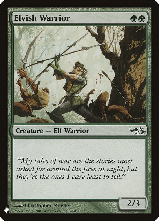 Elvish Warrior (5) [The List]