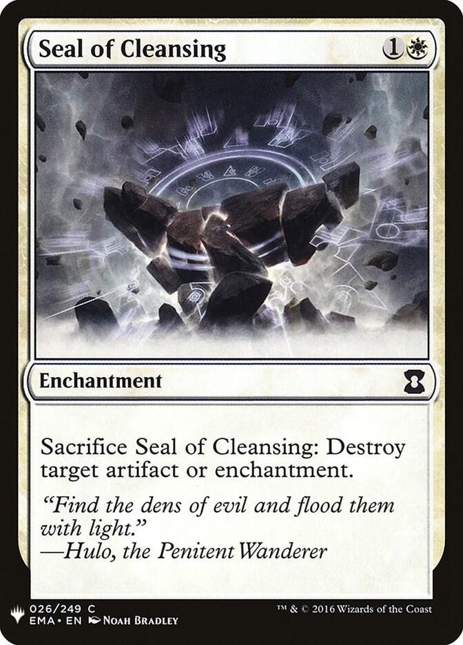 Seal of Cleansing (26) [The List]