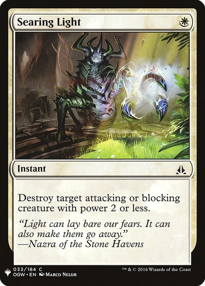 Searing Light (33) [The List]