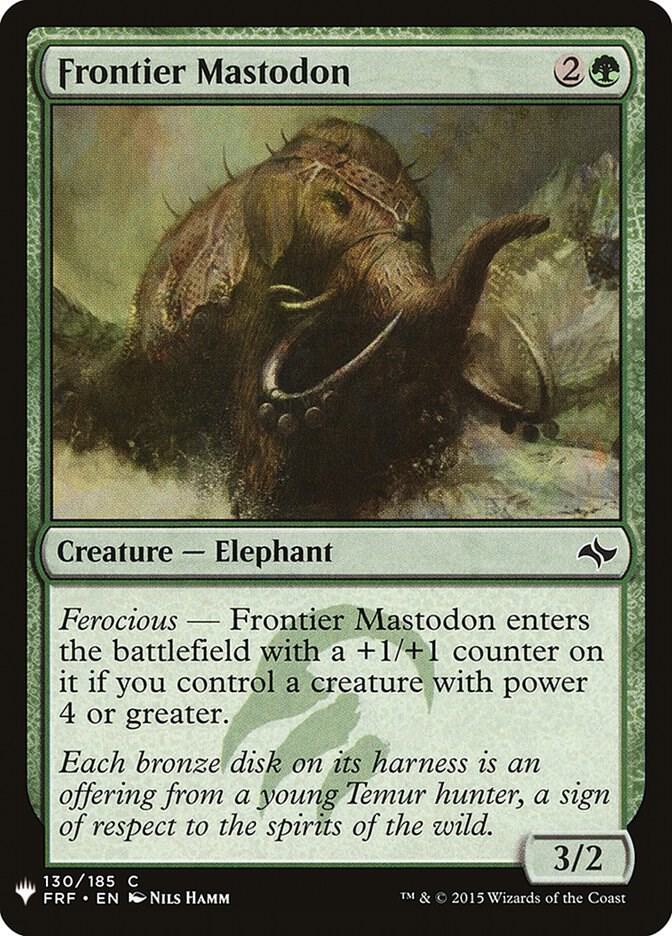 Frontier Mastodon (130) [The List]