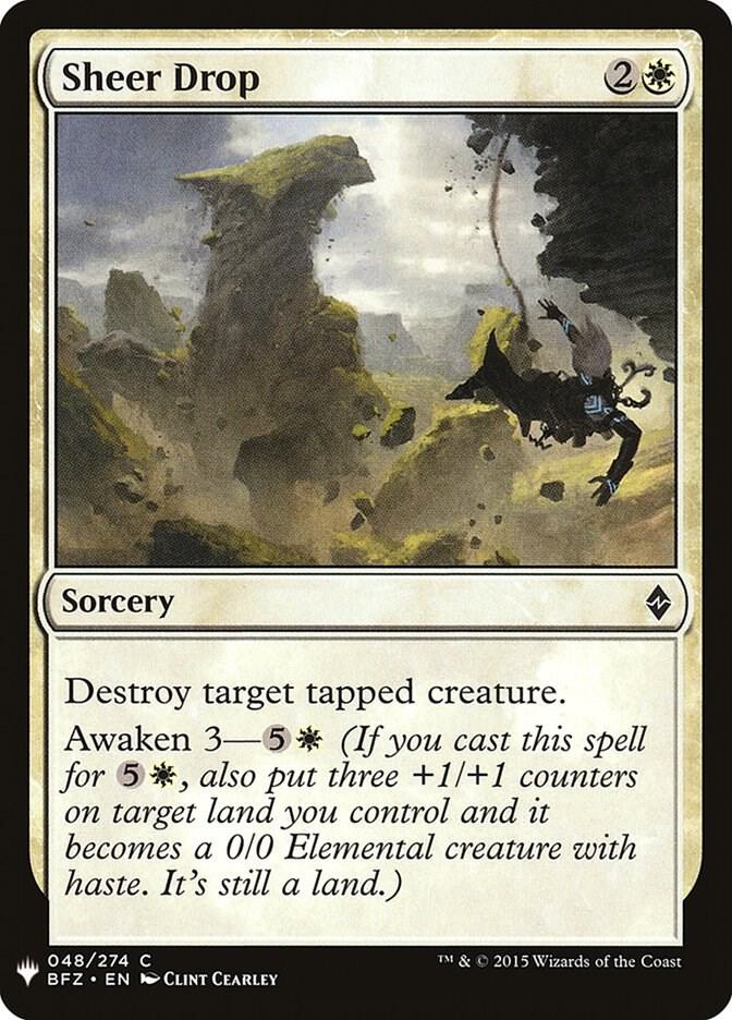 Sheer Drop (48) [The List]