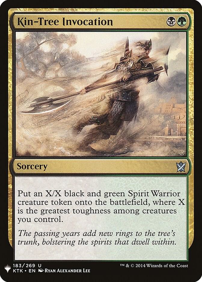Kin-Tree Invocation (183) [The List]