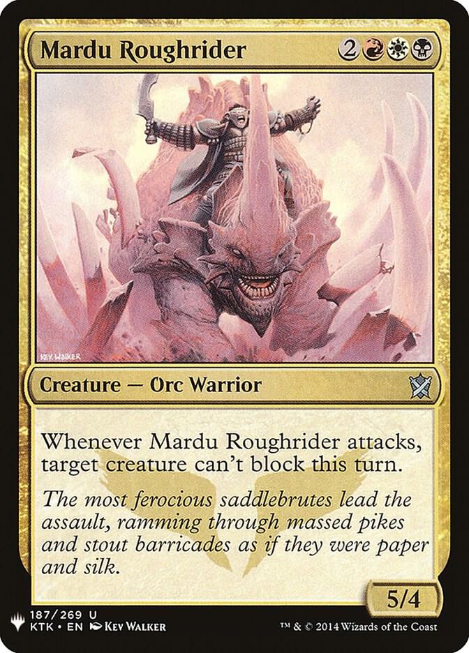Mardu Roughrider (187) [The List]