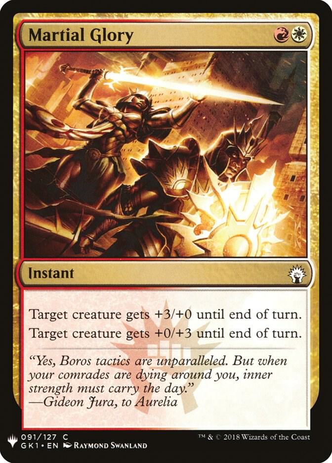Martial Glory (91) [The List]