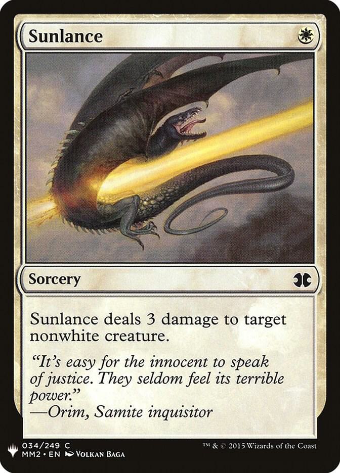 Sunlance (34) [The List]