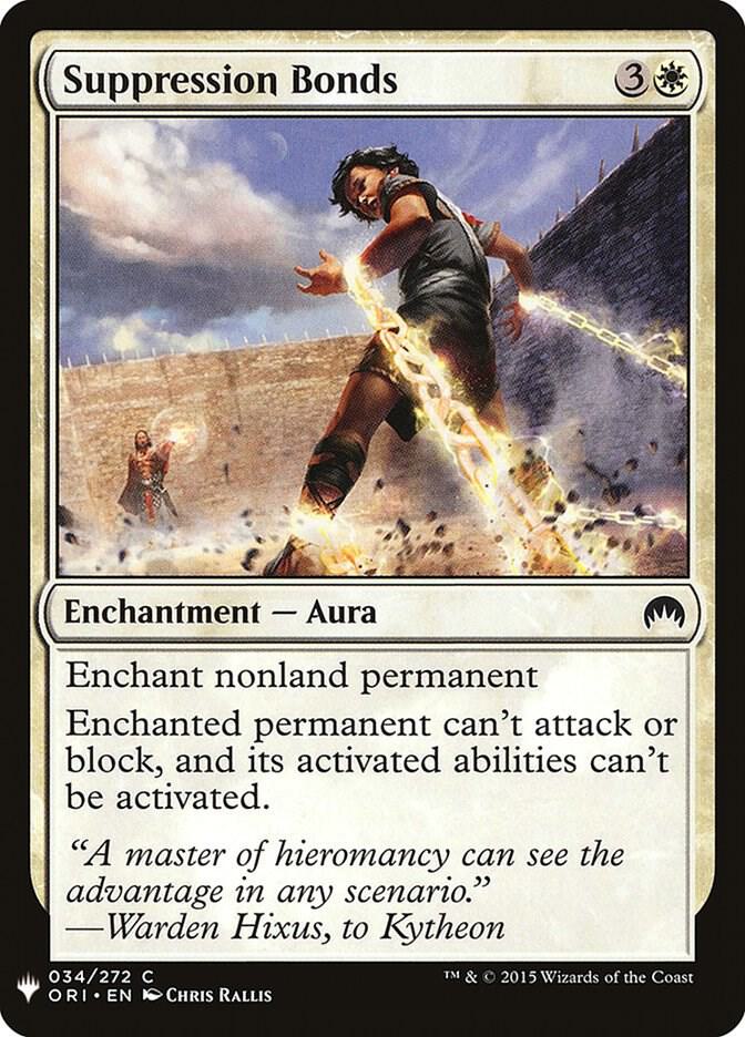 Suppression Bonds (34) [The List]