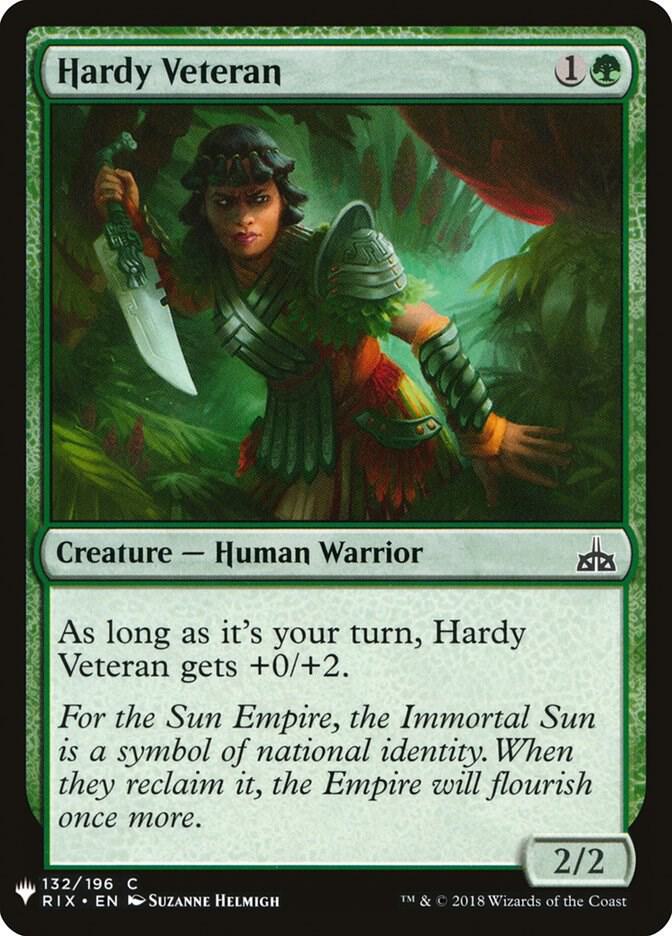Hardy Veteran (132) [The List]