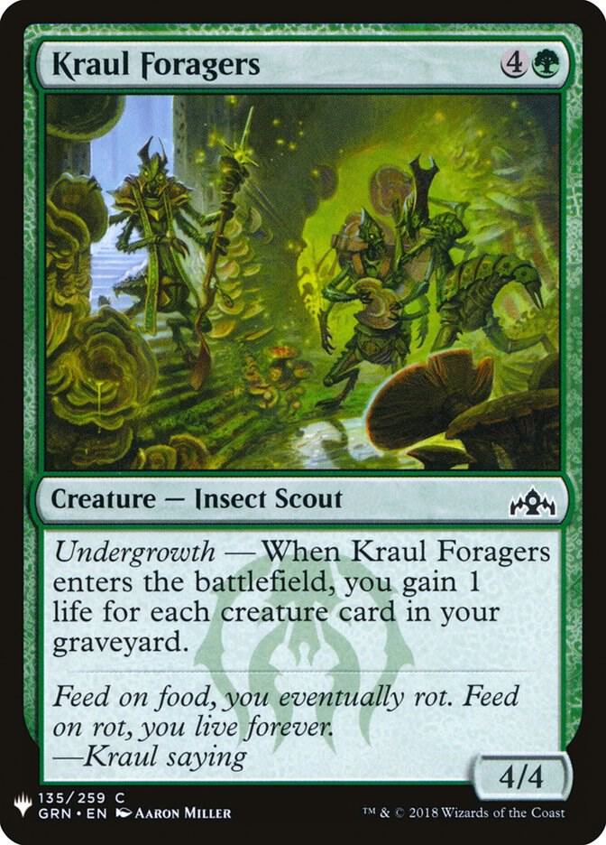 Kraul Foragers (135) [The List]