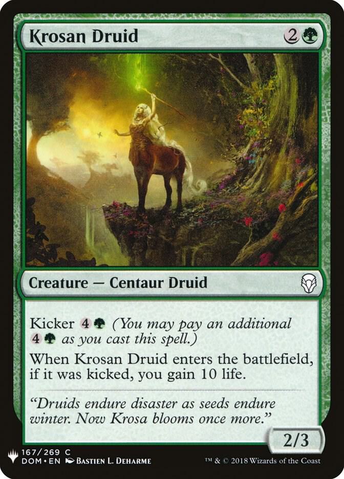 Krosan Druid (167) [The List]