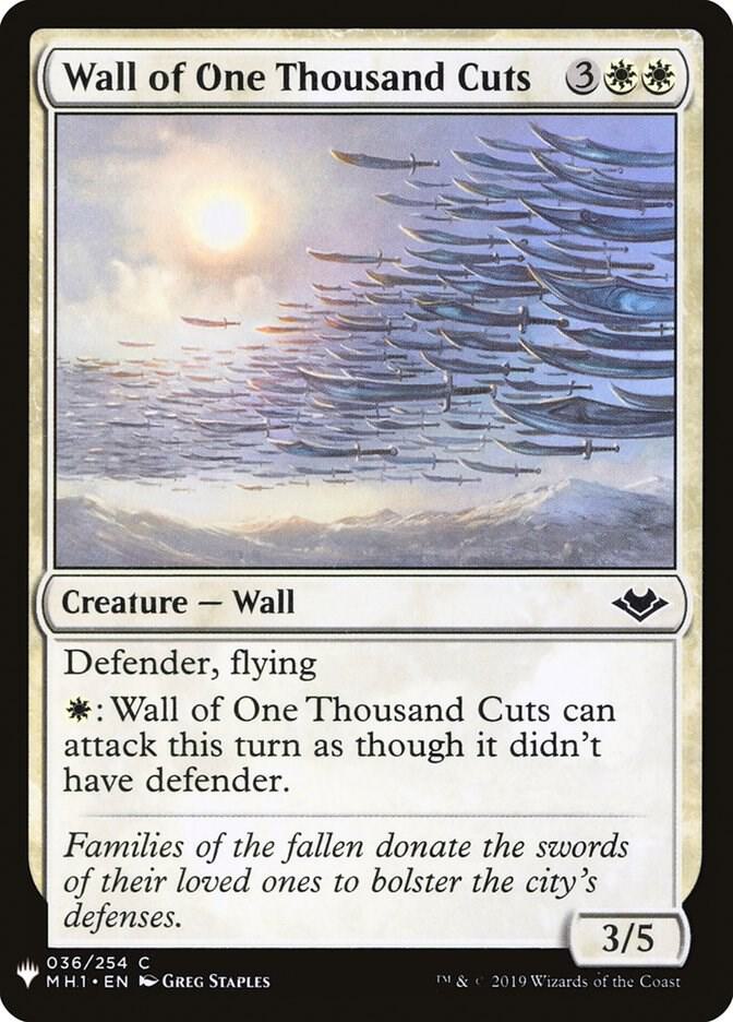Wall of One Thousand Cuts (36) [The List]