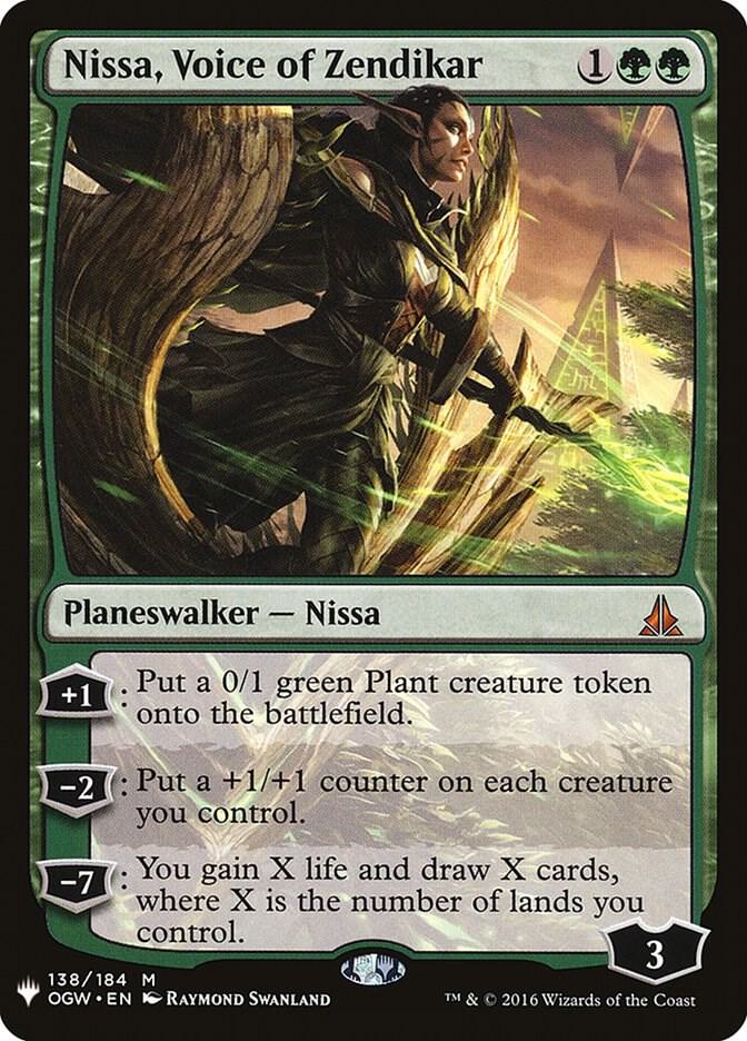 Nissa, Voice of Zendikar (138) [The List]