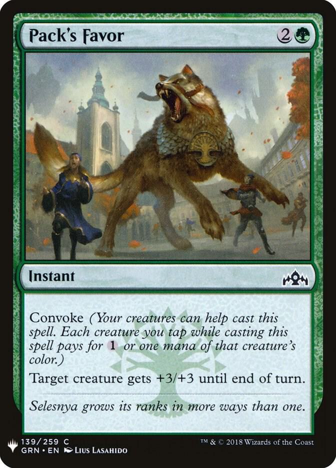 Pack's Favor (139) [The List]