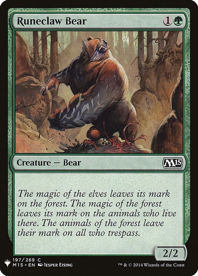 Runeclaw Bear (197) [The List]