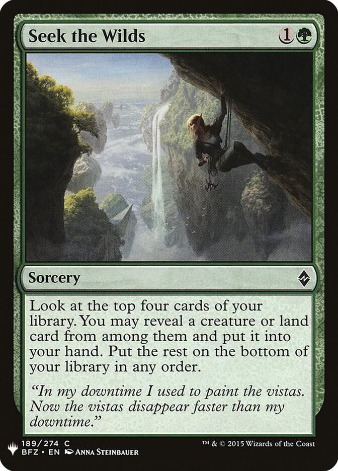 Seek the Wilds (189) [The List]