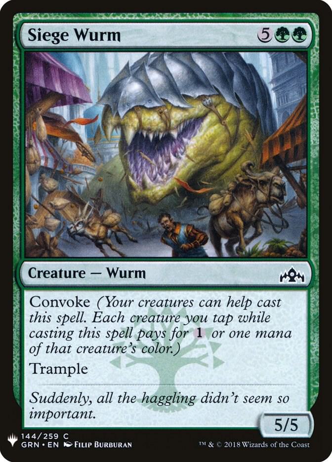 Siege Wurm (144) [The List]