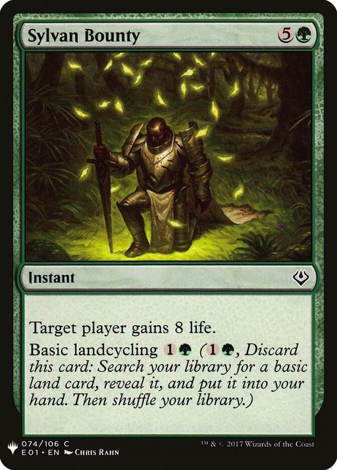 Sylvan Bounty (74) [The List]