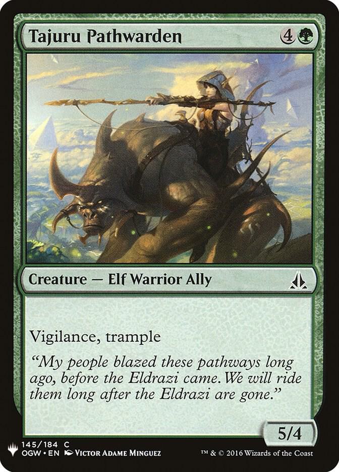 Tajuru Pathwarden (145) [The List]