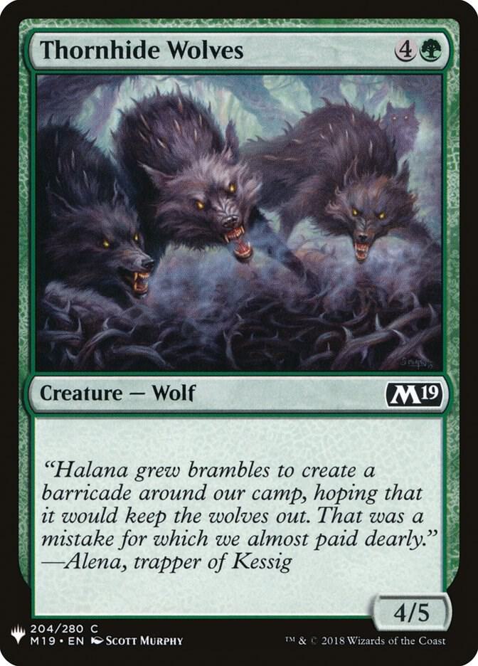 Thornhide Wolves (204) [The List]