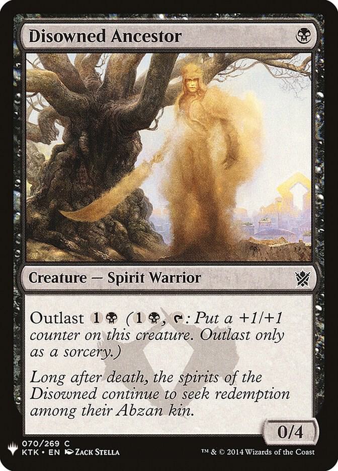 Disowned Ancestor (70) [The List]