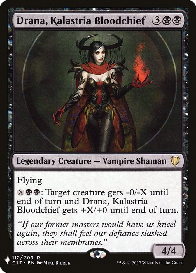 Drana, Kalastria Bloodchief (112/309) [The List]