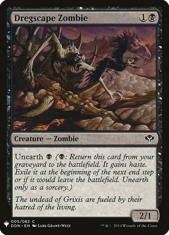 Dregscape Zombie (5) [The List]