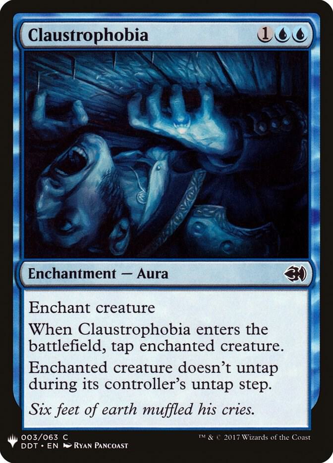 Claustrophobia (3) [The List]