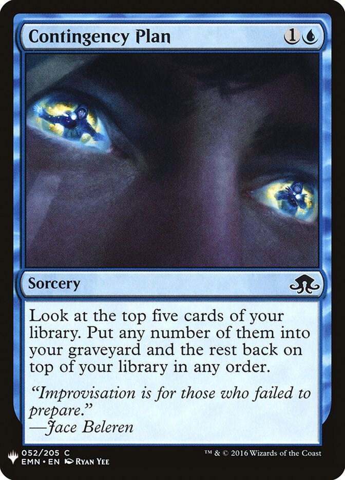 Contingency Plan (52) [The List]