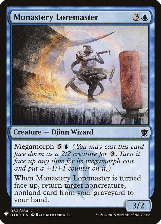 Monastery Loremaster (63) [The List]