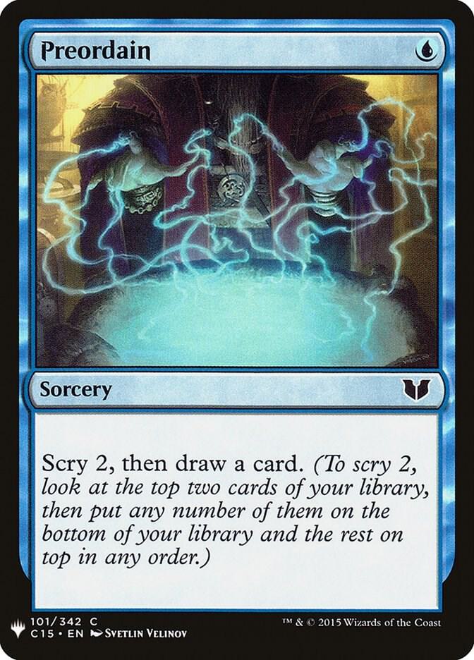 Preordain (C15) (101) [The List]