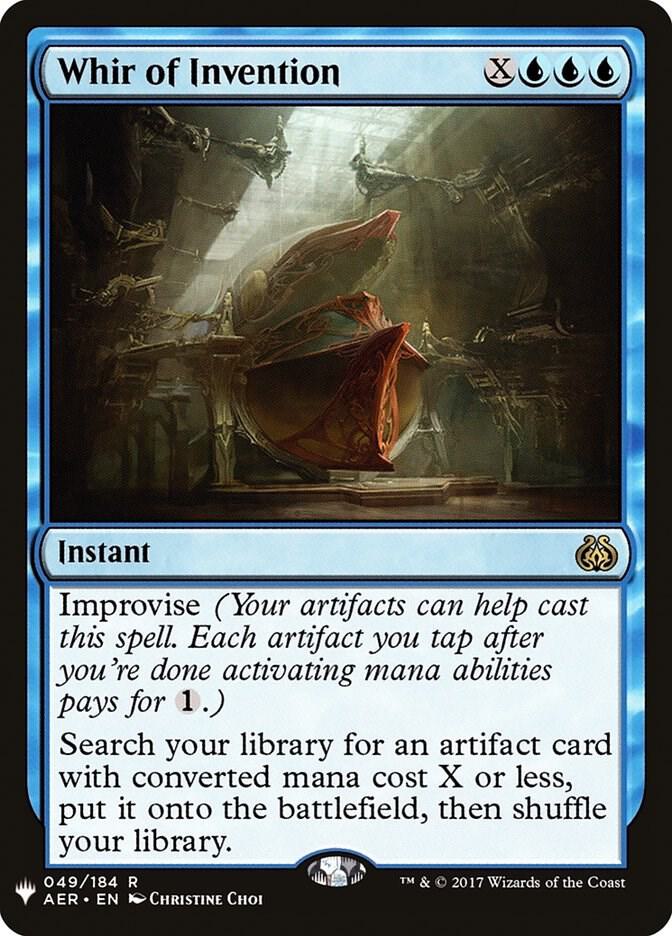 Whir of Invention (49) [The List]
