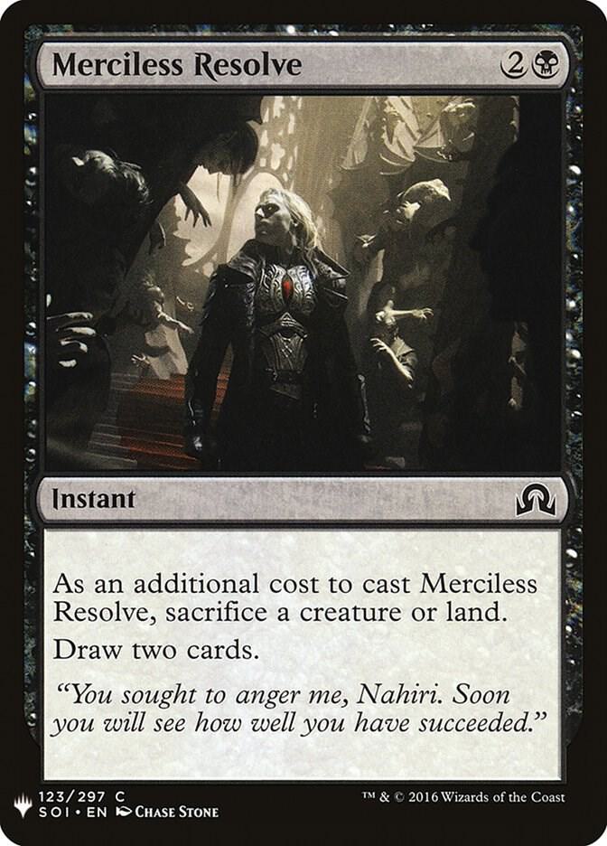 Merciless Resolve (123) [The List]