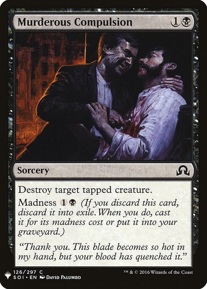 Murderous Compulsion (126) [The List]