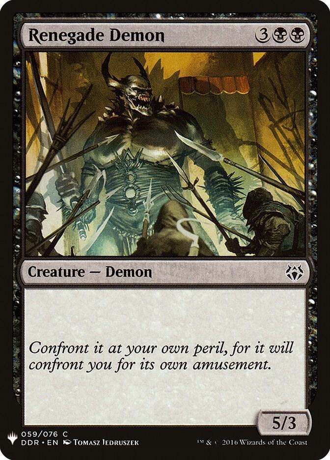 Renegade Demon (59) [The List]