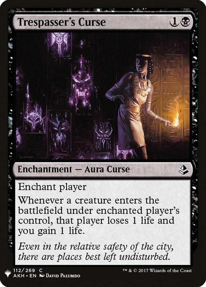 Trespasser's Curse (112) [The List]