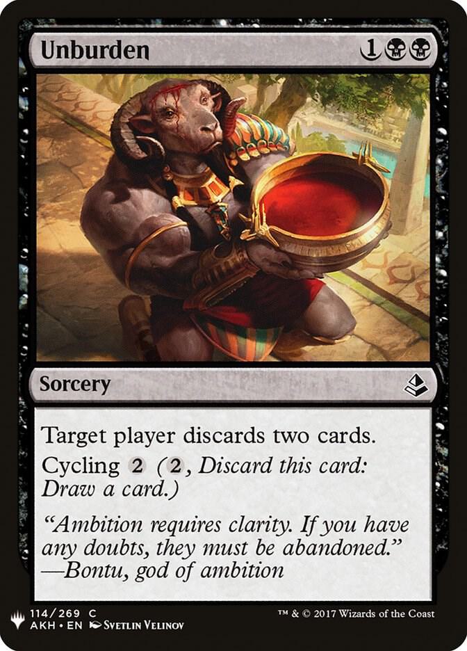 Unburden (114) [The List]