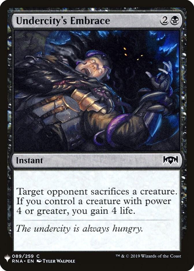 Undercity's Embrace (89) [The List]