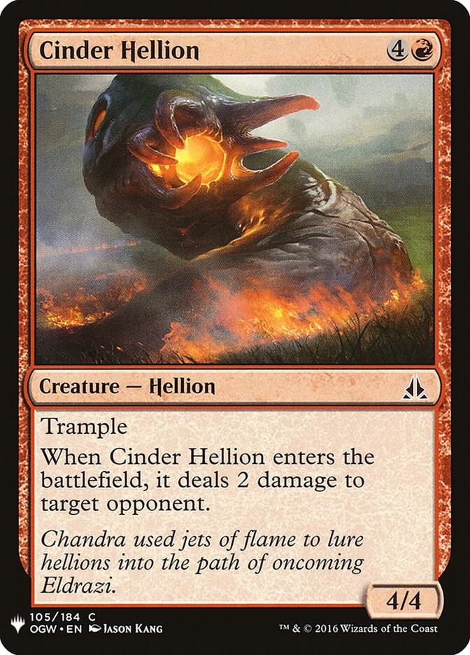 Cinder Hellion (105) [The List]