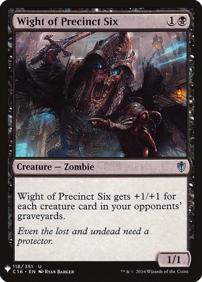 Wight of Precinct Six (118) [The List]