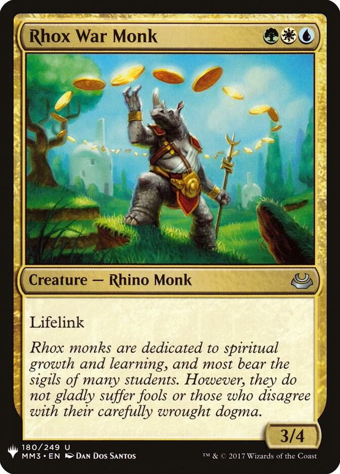 Rhox War Monk (180) [The List]