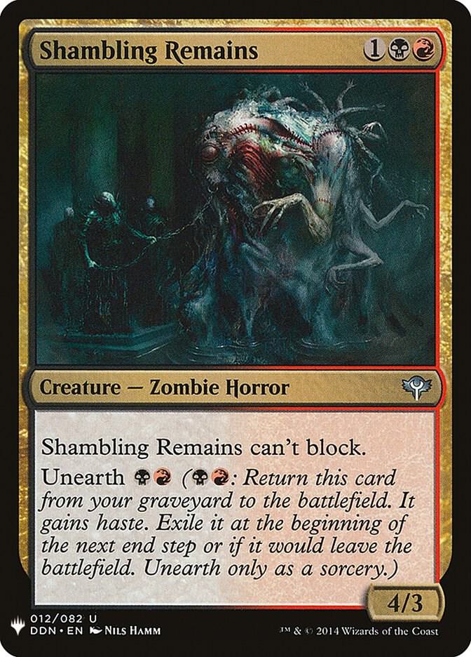 Shambling Remains (12) [The List]