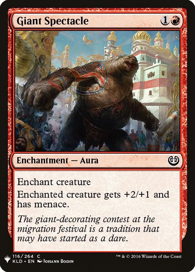 Giant Spectacle (116) [The List]